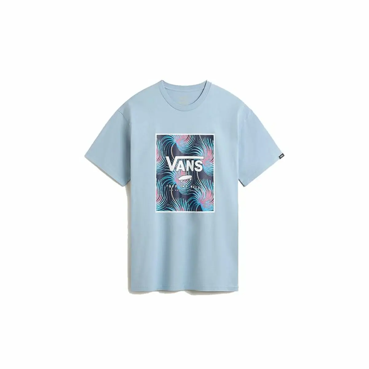 Maglia a Maniche Corte Uomo Vans VN0A5E7YCZI1 Blu cielo