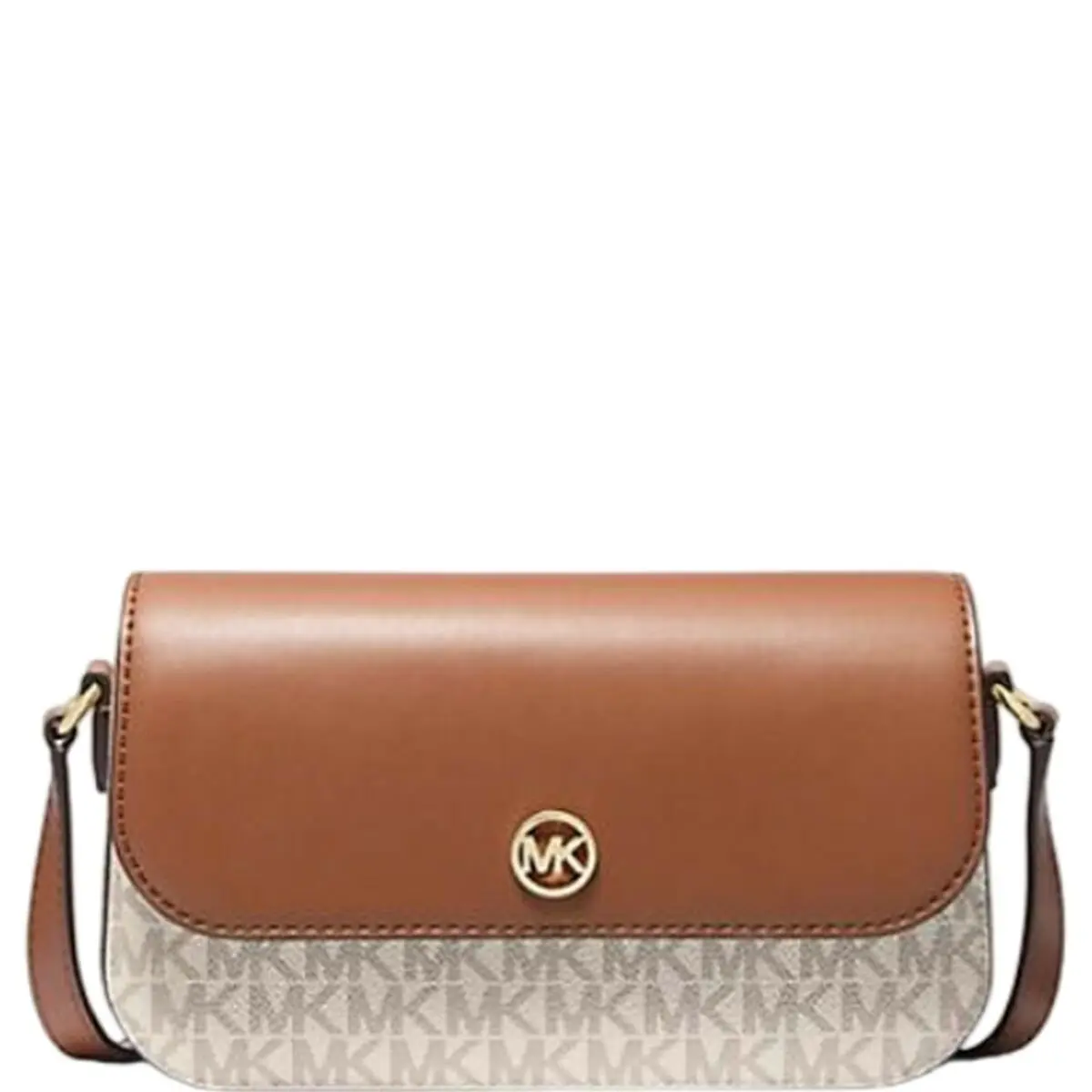 Borsa a Tracolla Michael Kors 35F4GTVC1B-VANILLA Beige 21 x 14 x 4,5 cm