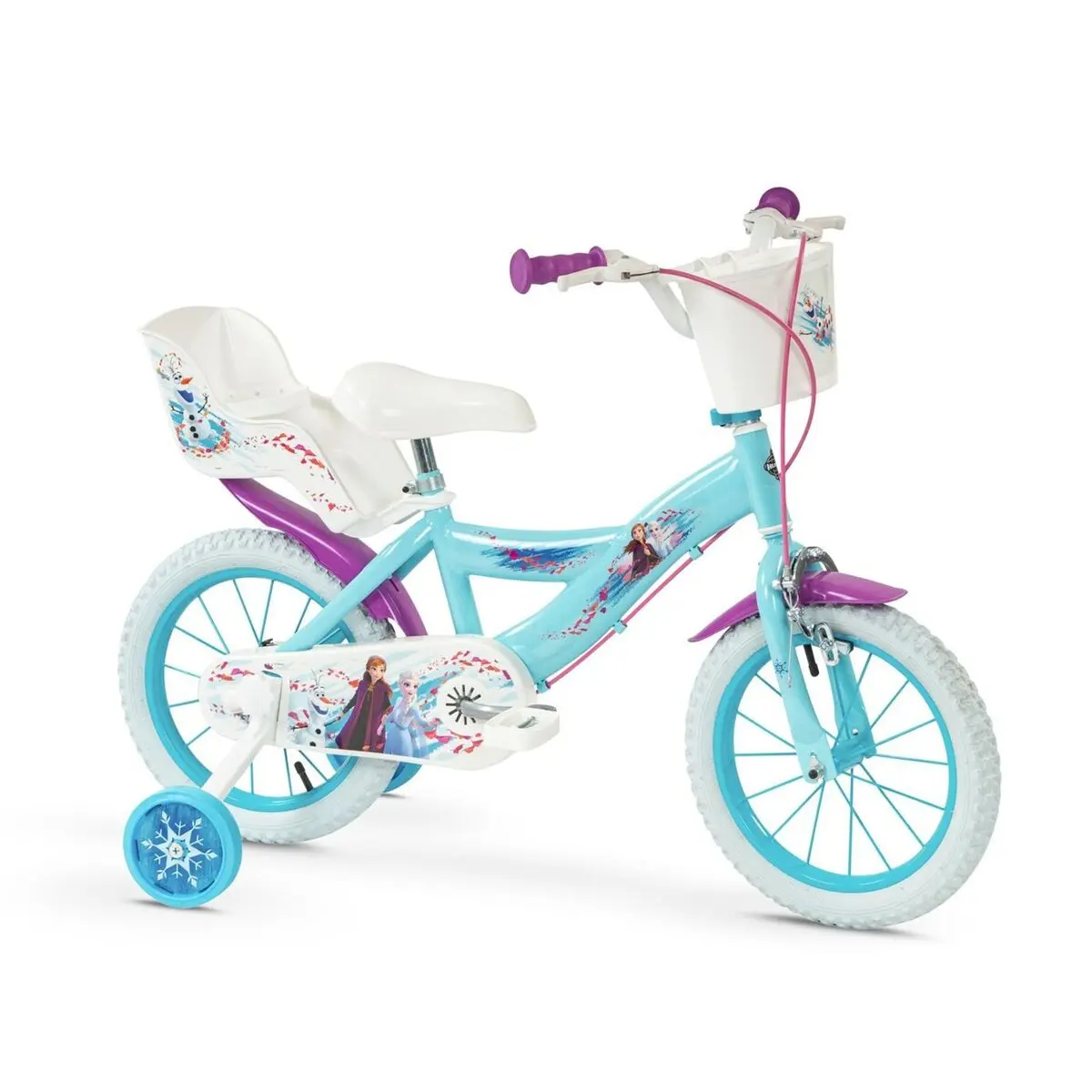 Bicicletta per Bambini Huffy 24691W Disney Frozen Bianco