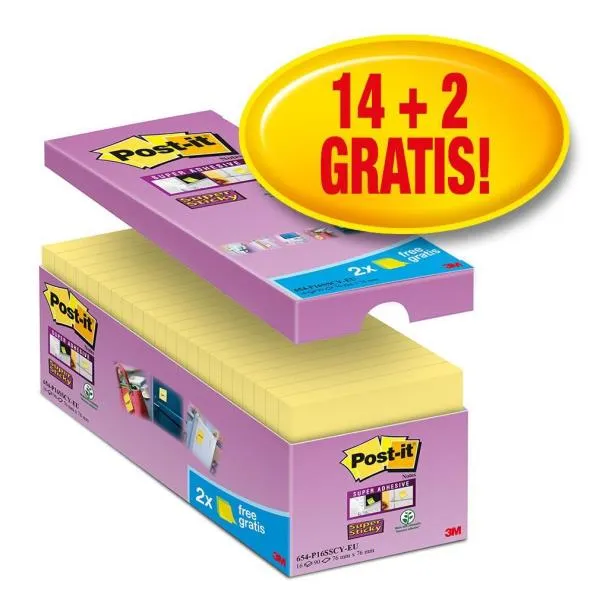 CF142 POST-IT SUPER STICKY 76X76 G