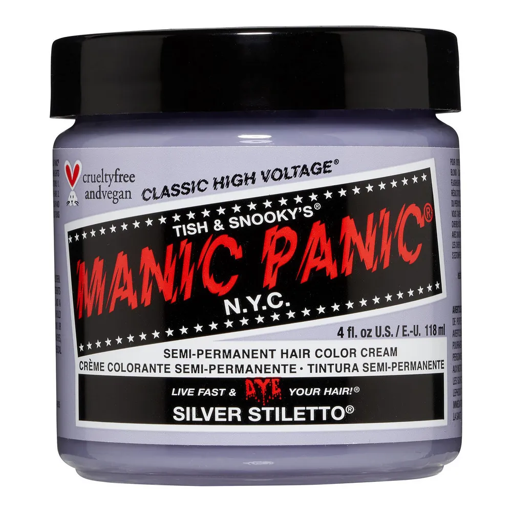 Tintura Permanente Classic Manic Panic ‎612600110067 Silver Stiletto (118 ml)