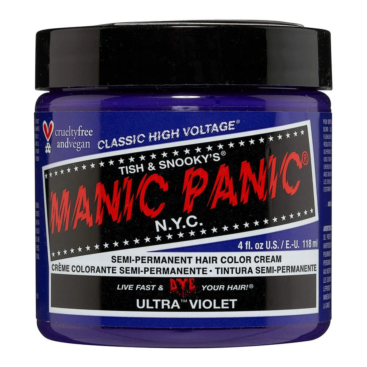 Tintura Permanente Classic Manic Panic Ultra Violet (118 ml)