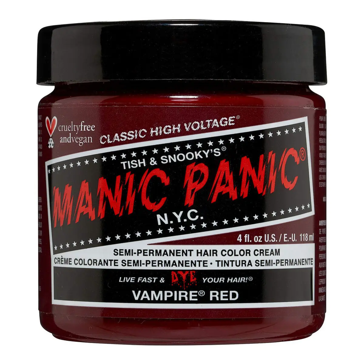 Tintura Permanente Classic Manic Panic Vampire Red (118 ml)