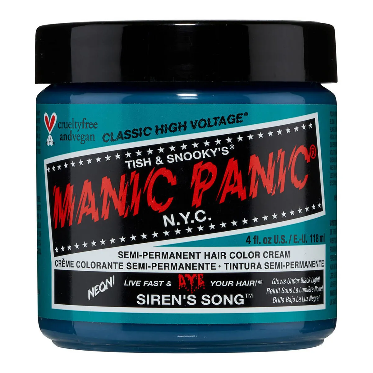 Tintura Permanente Classic Manic Panic MPNYC Siren'S Song (118 ml)