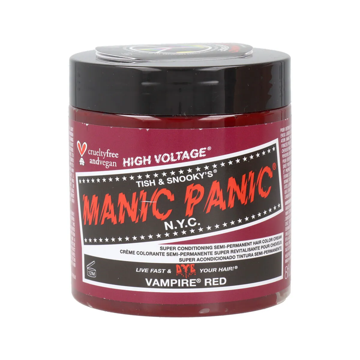 Colorazione Semipermanente Manic Panic Panic High Rosso Vegano (237 ml)