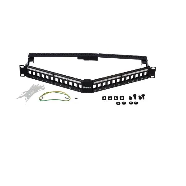 PATCH PANEL PER 24 PRESE SCH. 1U