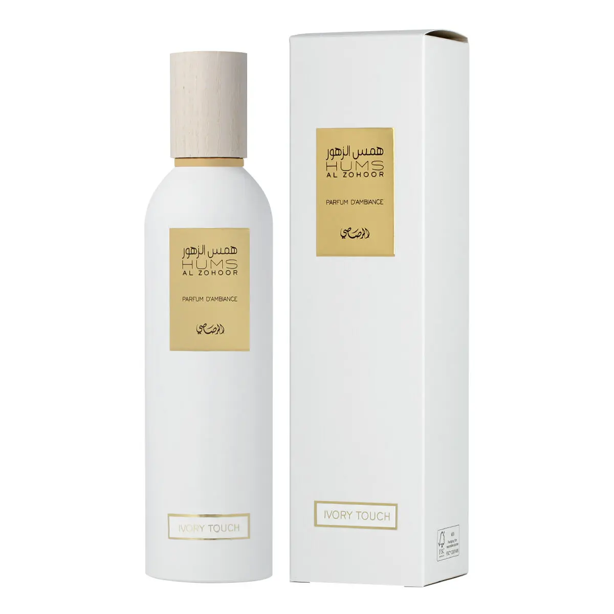 Deodorante per Ambienti Rasasi Al Zohoor Ivory Touch (250 ml)