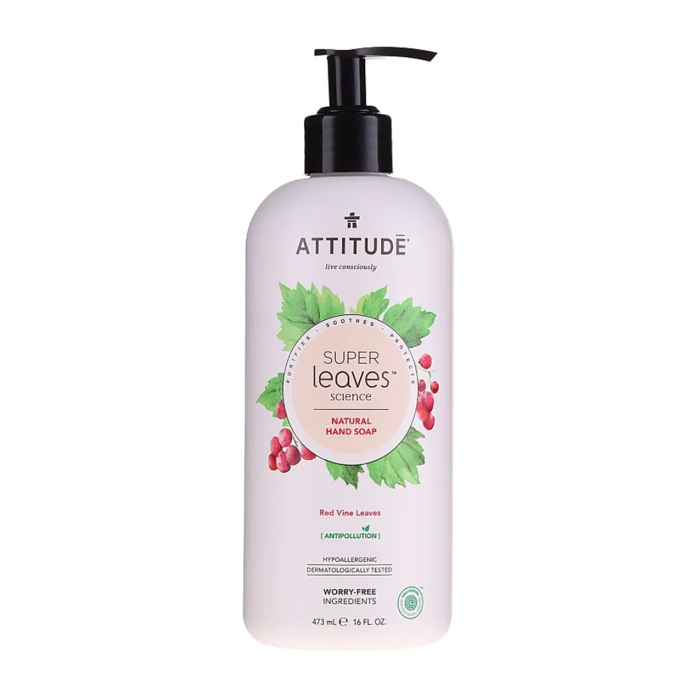 Sapone Liquido Mani con Dosatore Attitude Red Vine Leaves (473 ml)