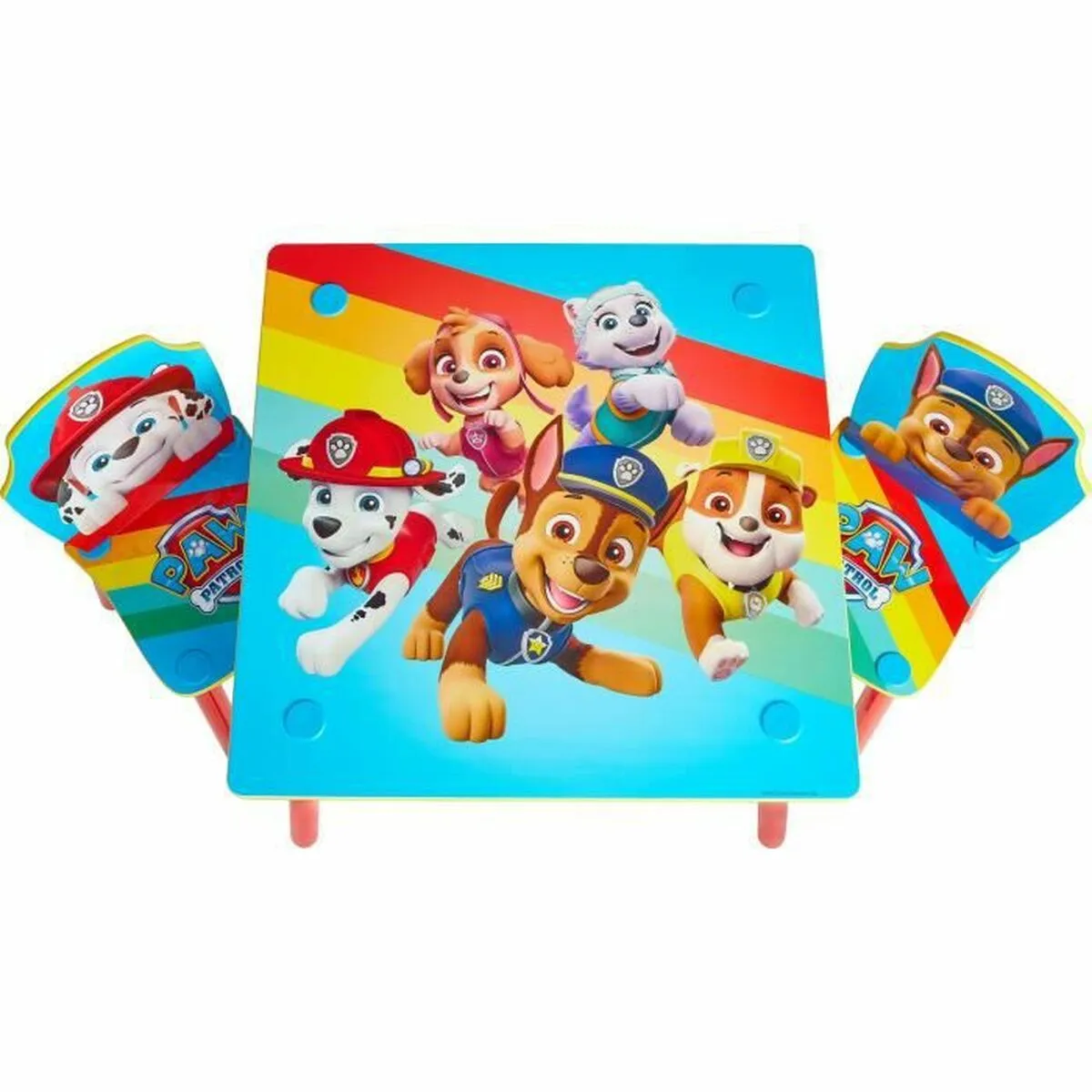 Set di Tavolo e Sedie per Bambini The Paw Patrol