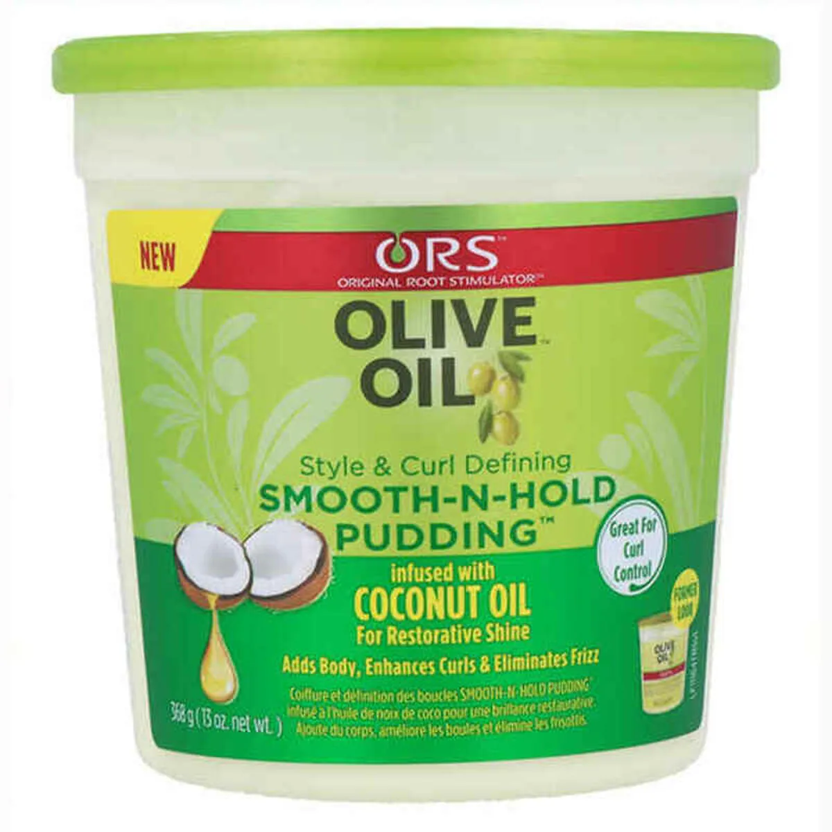 Maschera per Capelli Nutriente Olive Oil Smooth-n-hold Ors 11164 (370 ml)