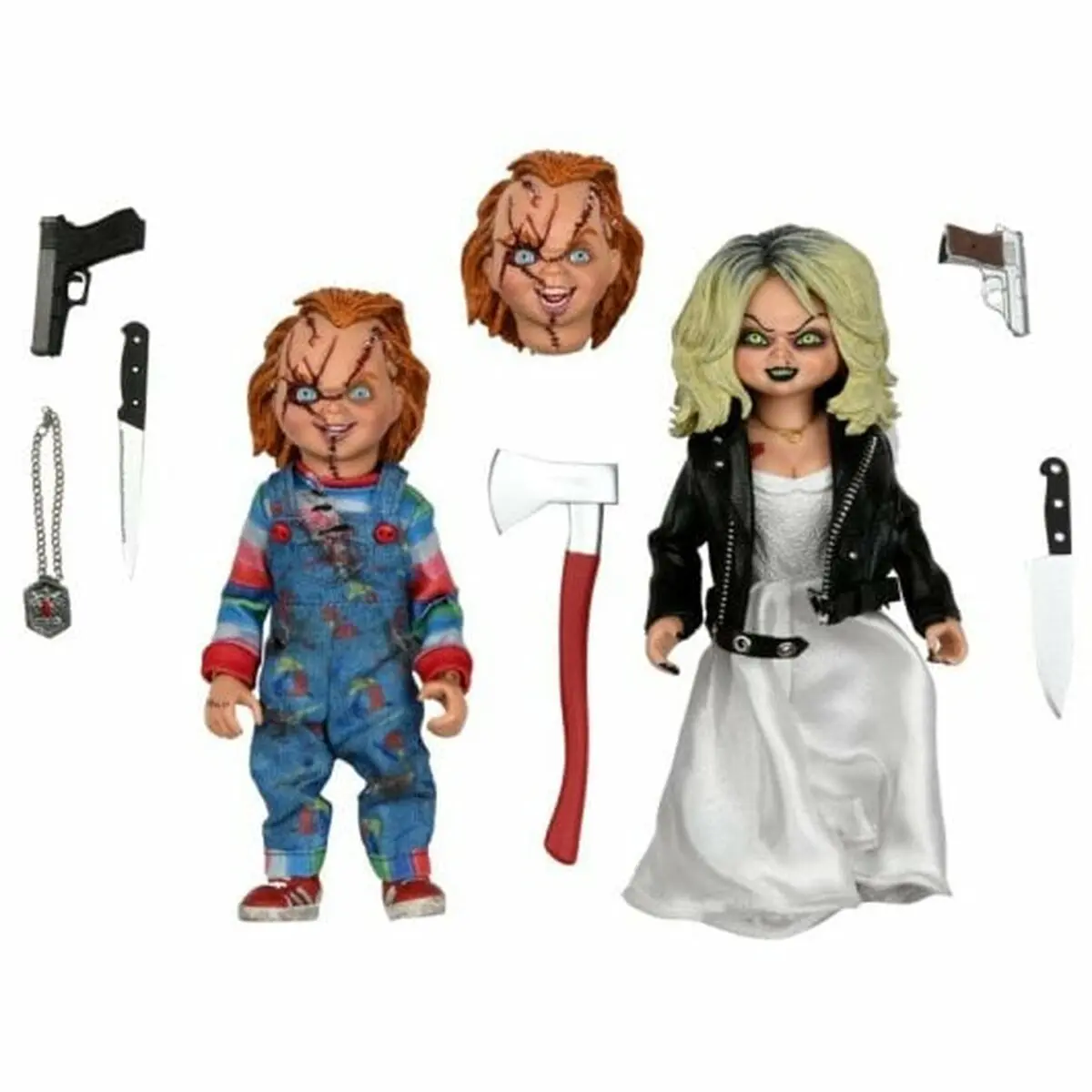 Personaggi d'Azione Neca Chucky Chucky y Tiffany