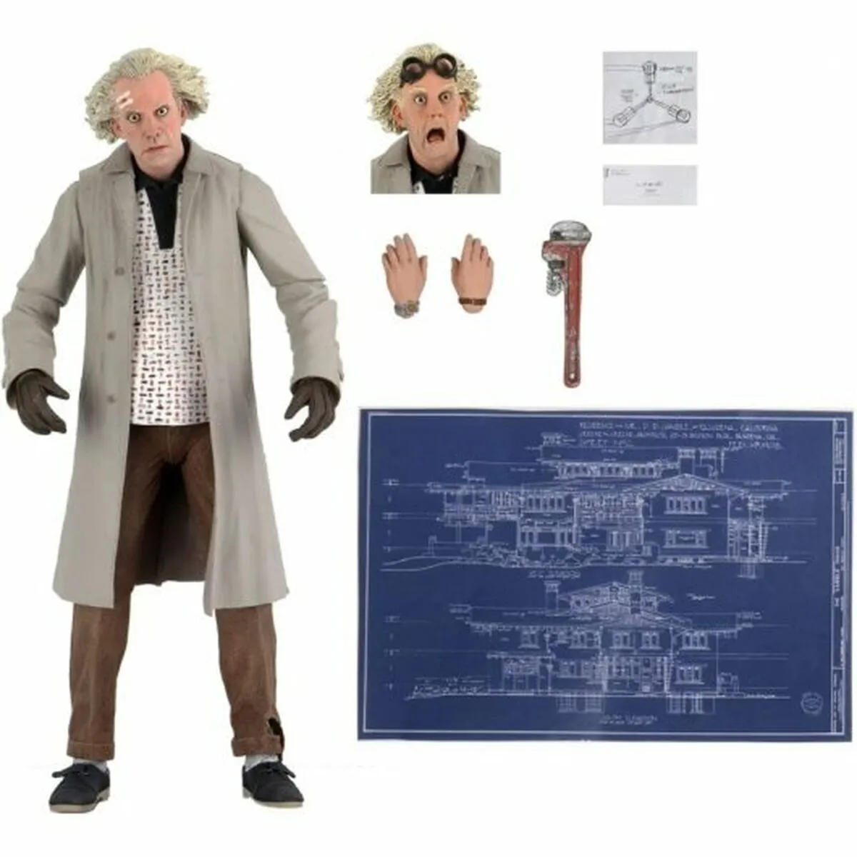 Personaggi d'Azione Neca Ultimate Doc Brown 1985