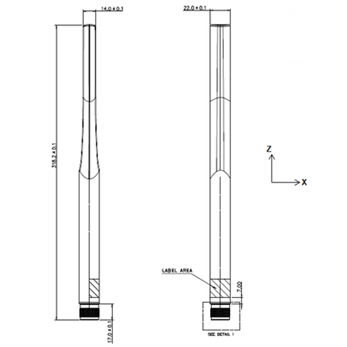 Antenna Wifi Extreme Networks ML-2452-HPA6-01