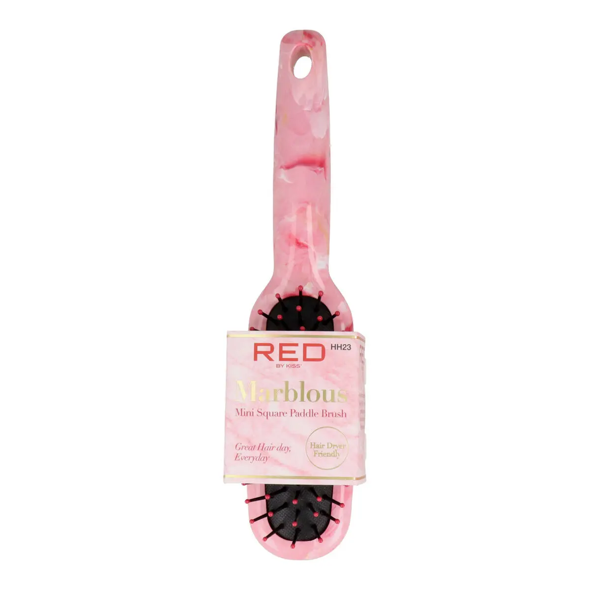 Spazzola Districante Red Kiss Kiss Marblous Rosa Quadrato