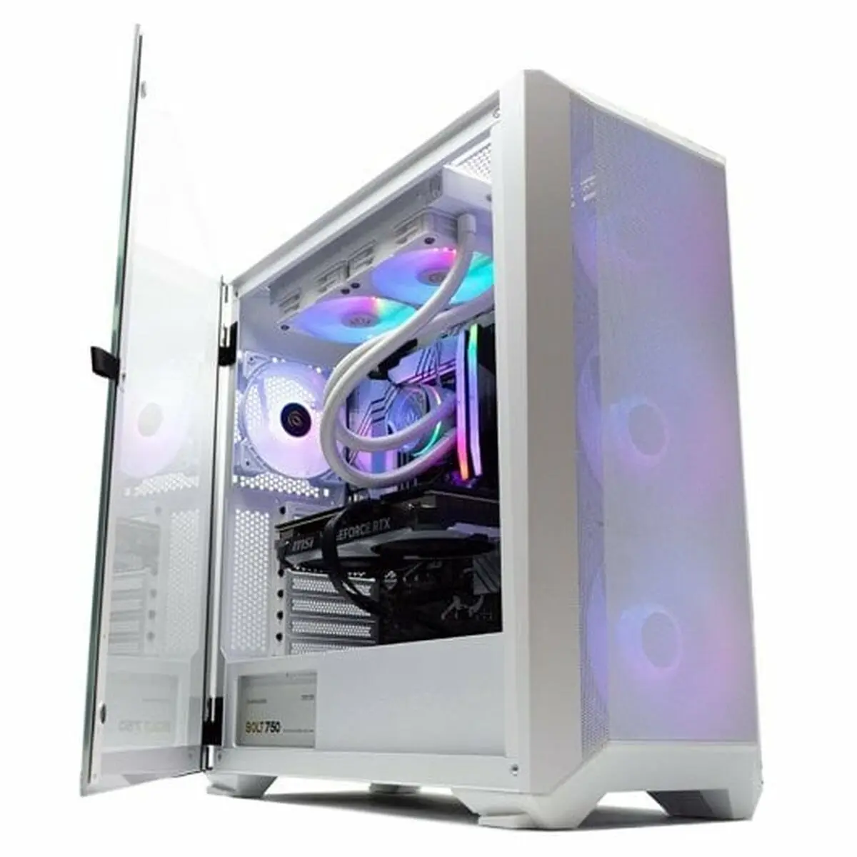 PC da Tavolo PcCom PCC-IMP3-13600KF-4070W-WHT i5-13600KF 32 GB RAM 1 TB SSD Nvidia Geforce RTX 4070