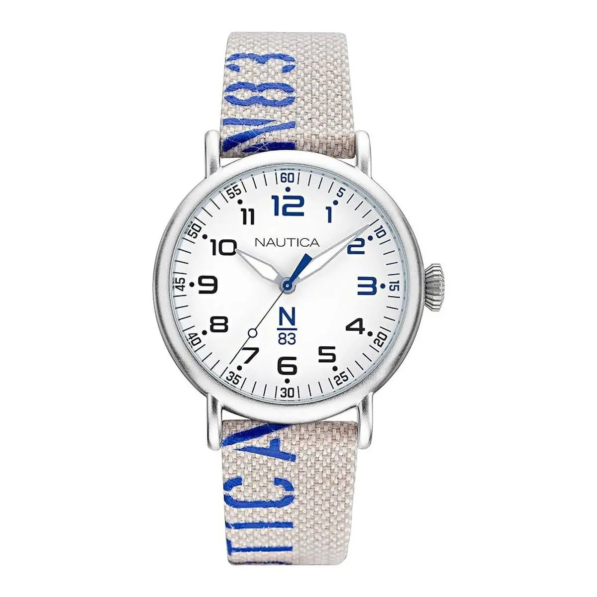 Orologio Uomo Nautica NAPLSS014 Bianco