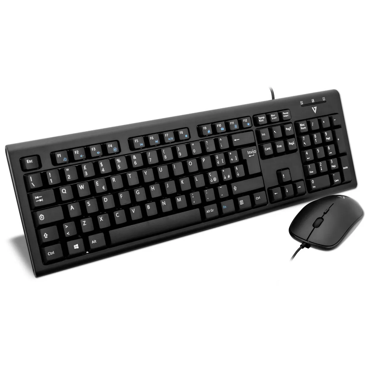 Tastiera e Mouse V7 CKU200IT Qwerty Italiano