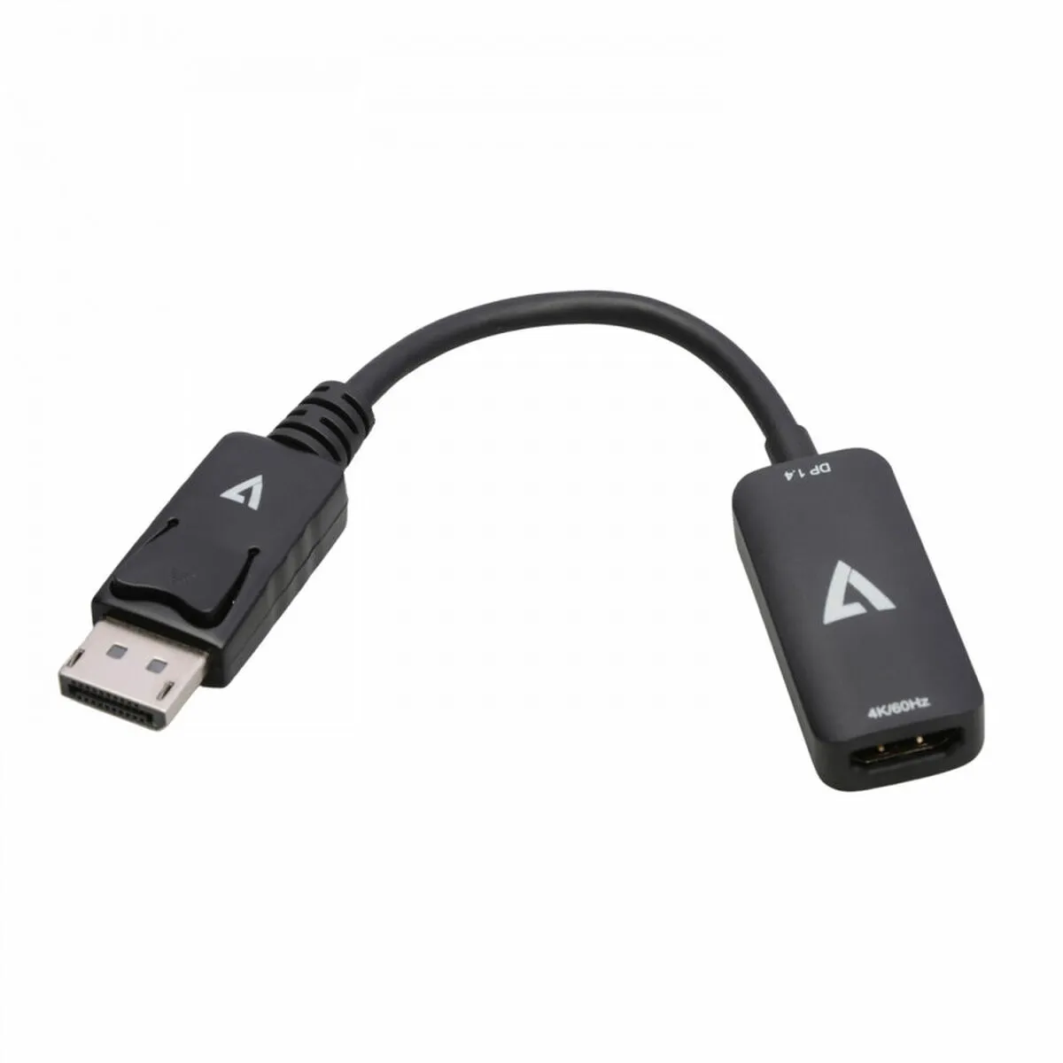 Adattatore DisplayPort con HDMI V7 V7DPHDMIACTV         Nero 4K Ultra HD