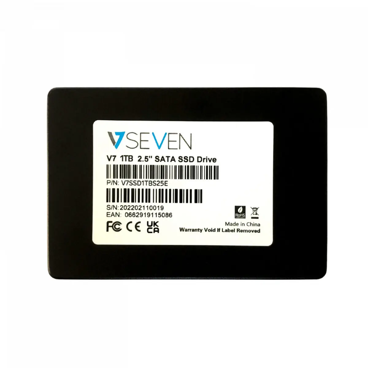 Hard Disk V7 V7SSD1TBS25E 1000 GB 2,5"