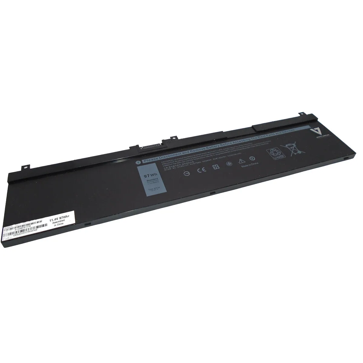 Batteria per Notebook V7 D-GW0K9-V7E Nero 3530 mAh