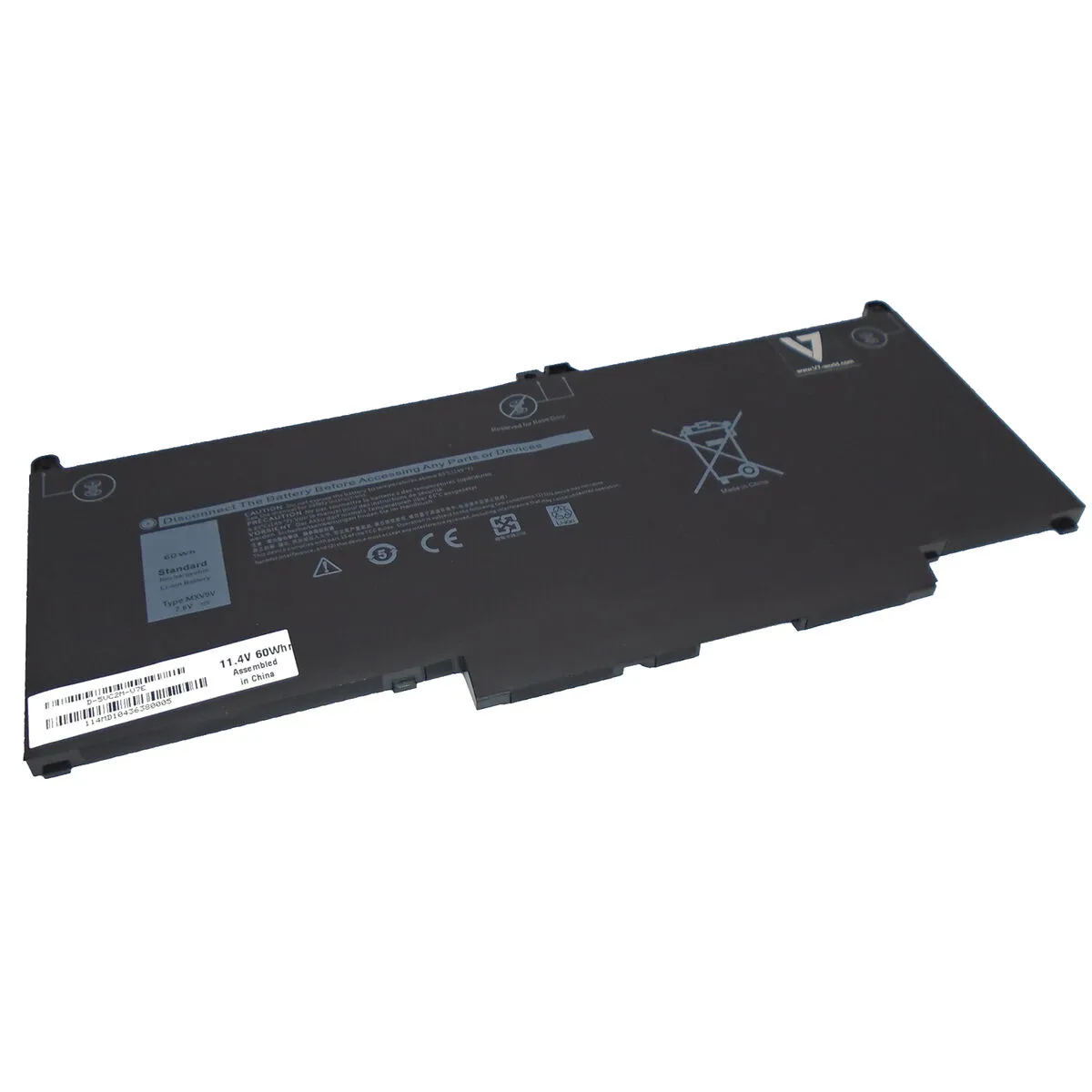 Batteria per Notebook V7 D-5VC2M-V7E Nero 7894 mAh