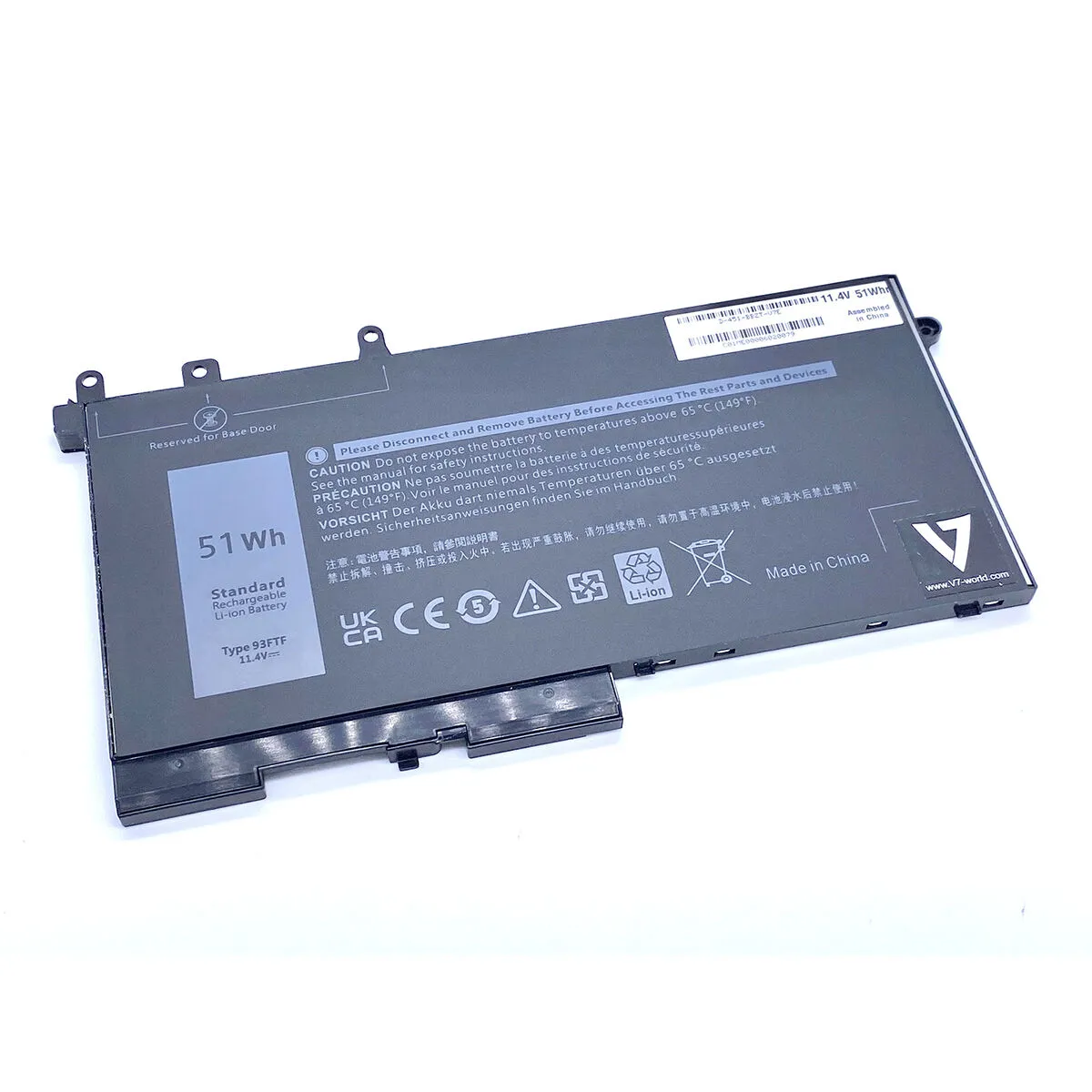 Batteria per Notebook V7 D-451-BBZT-V7E 5254 mAh