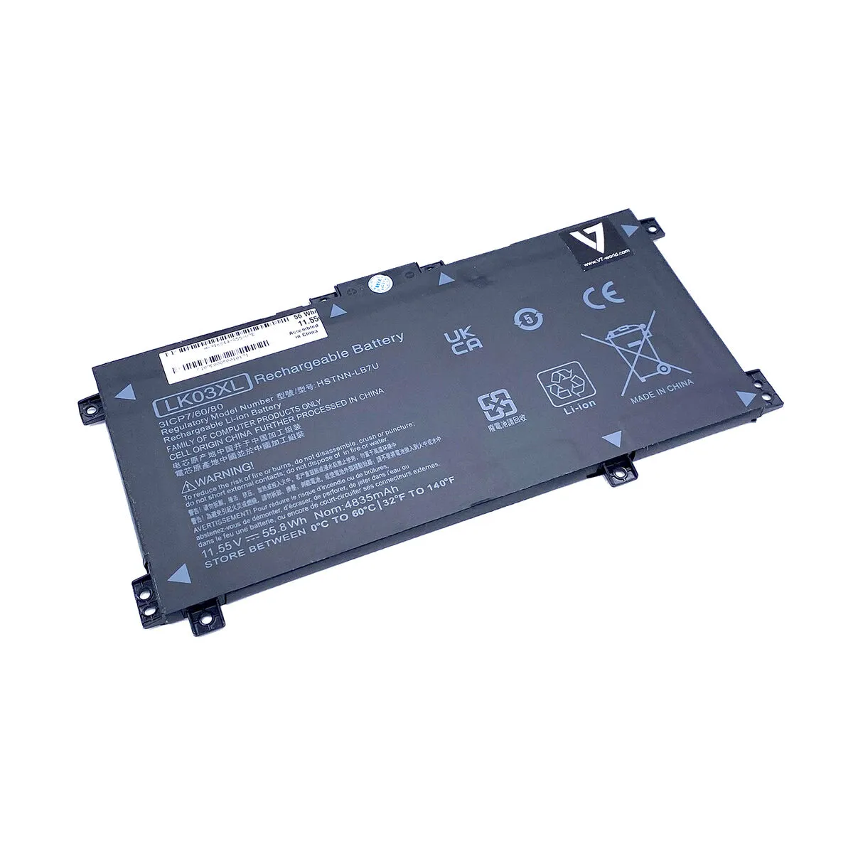 Batteria per Notebook V7 H-916814-855-V7E 4835 mAh