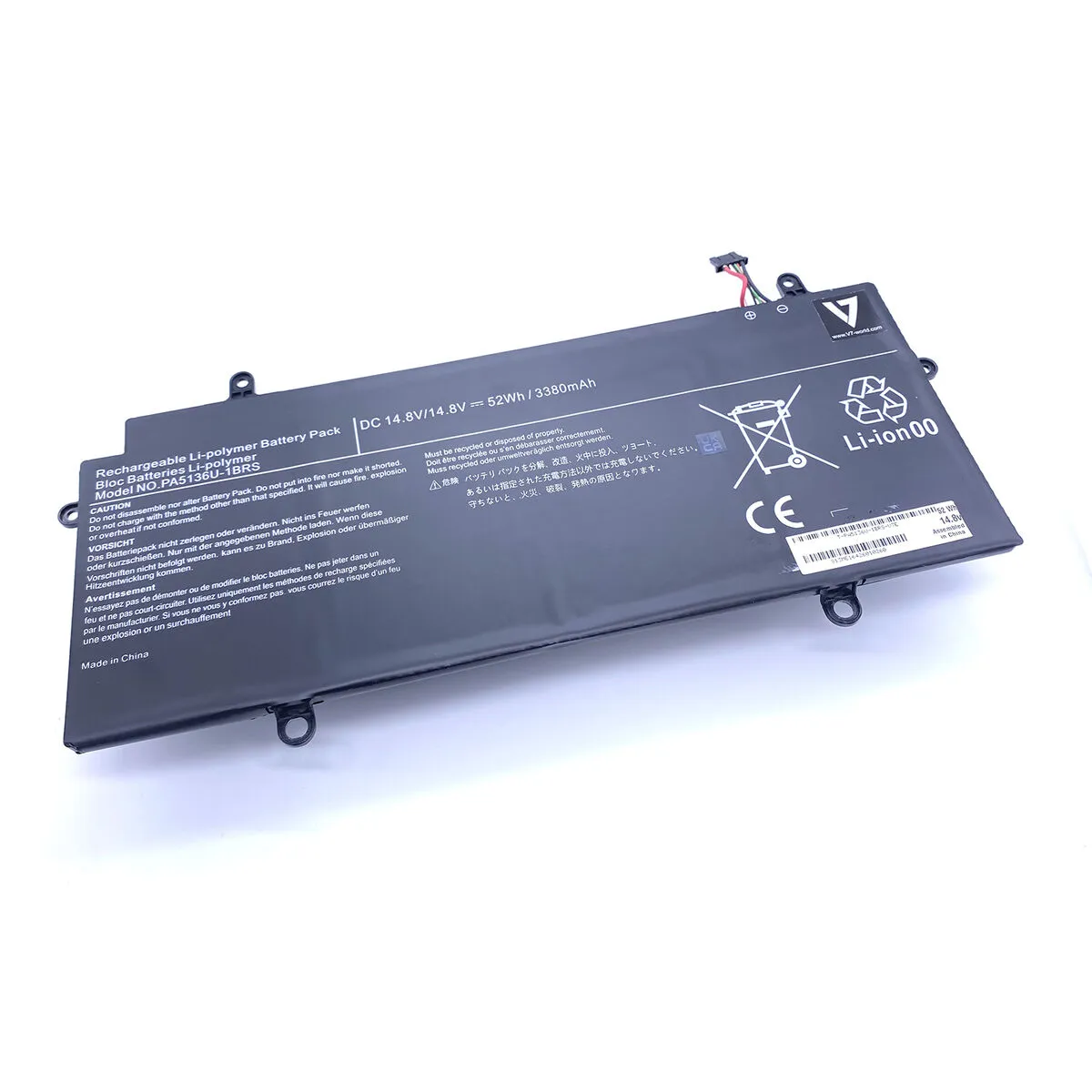 Batteria per Notebook V7 T-PA5136U-1BRS-V7E 3380 mAh