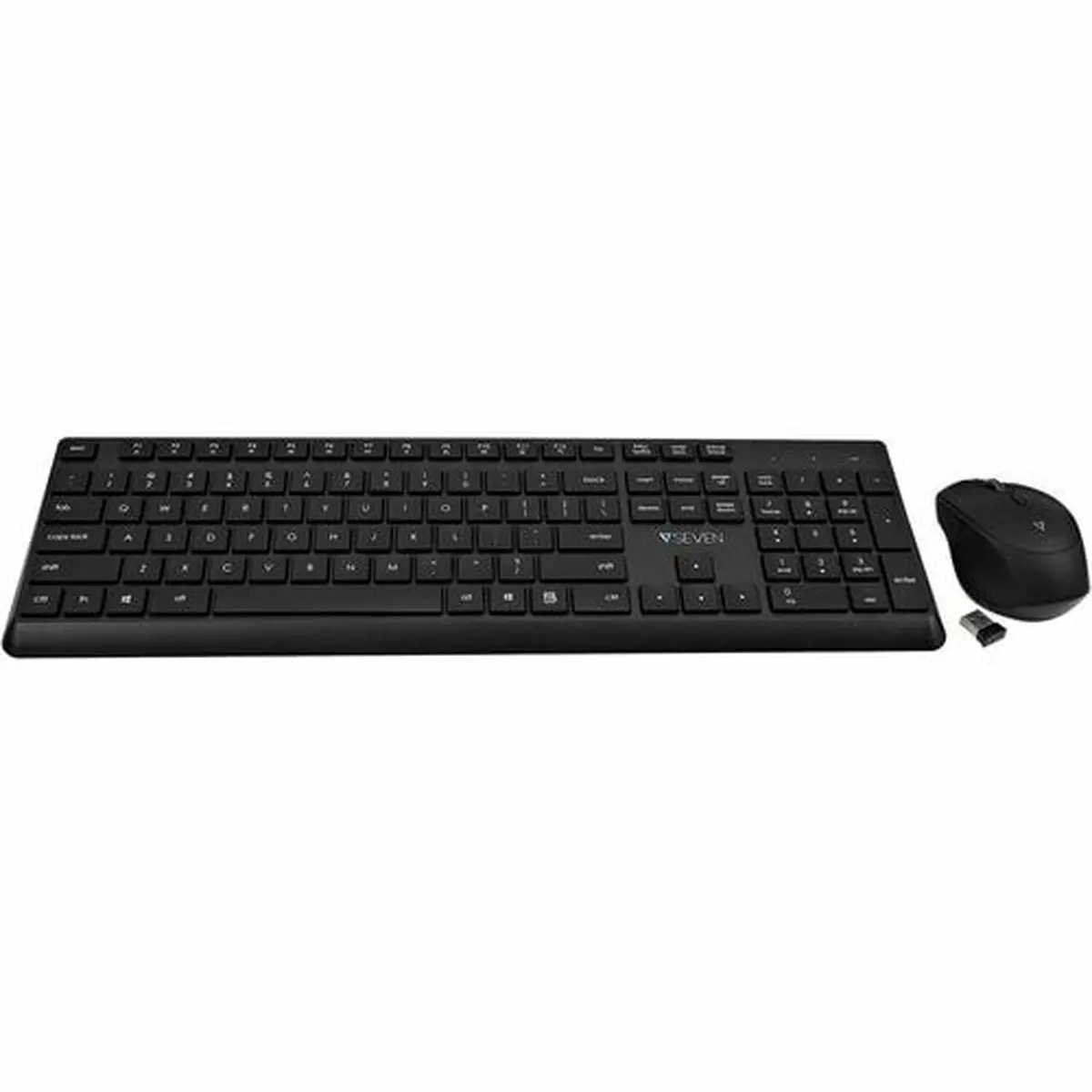 Tastiera e Mouse V7 CKW350US Nero Qwerty US