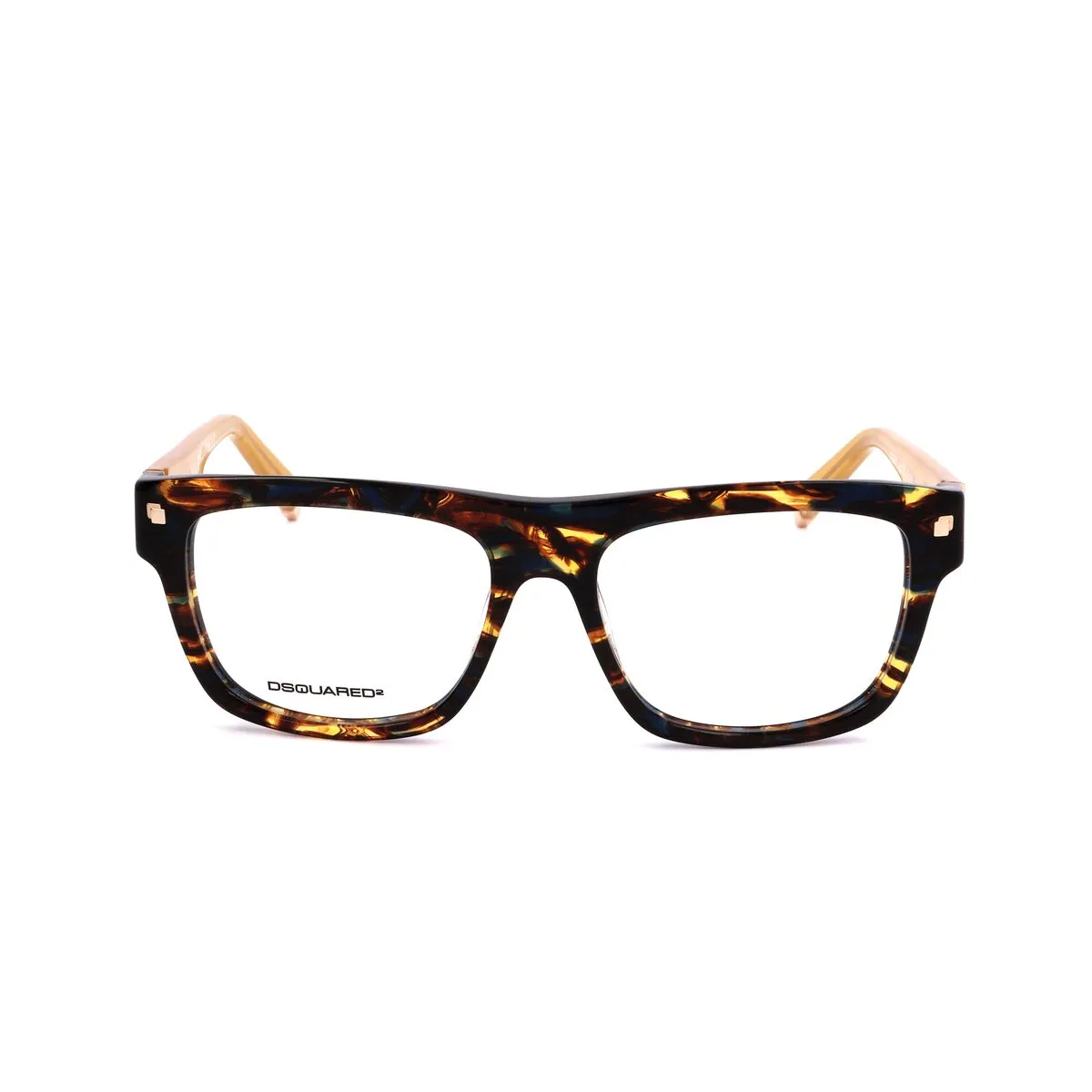 Montatura per Occhiali Unisex Dsquared2 DQ5076-055-53 ø 53 mm Marrone