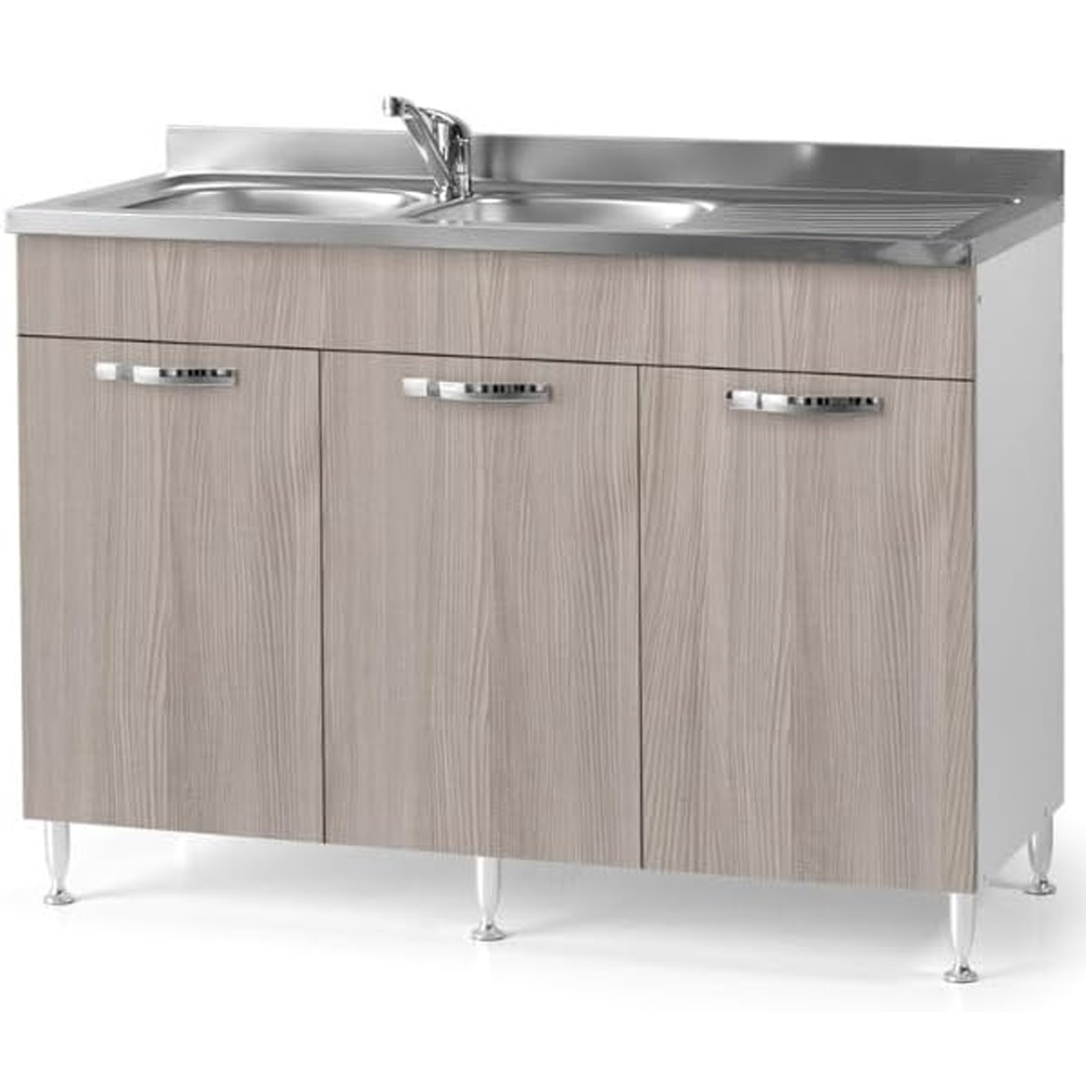 Mobile Sottolavello per cucine componibile con Ante colore Olmo (85x50x120) (1)