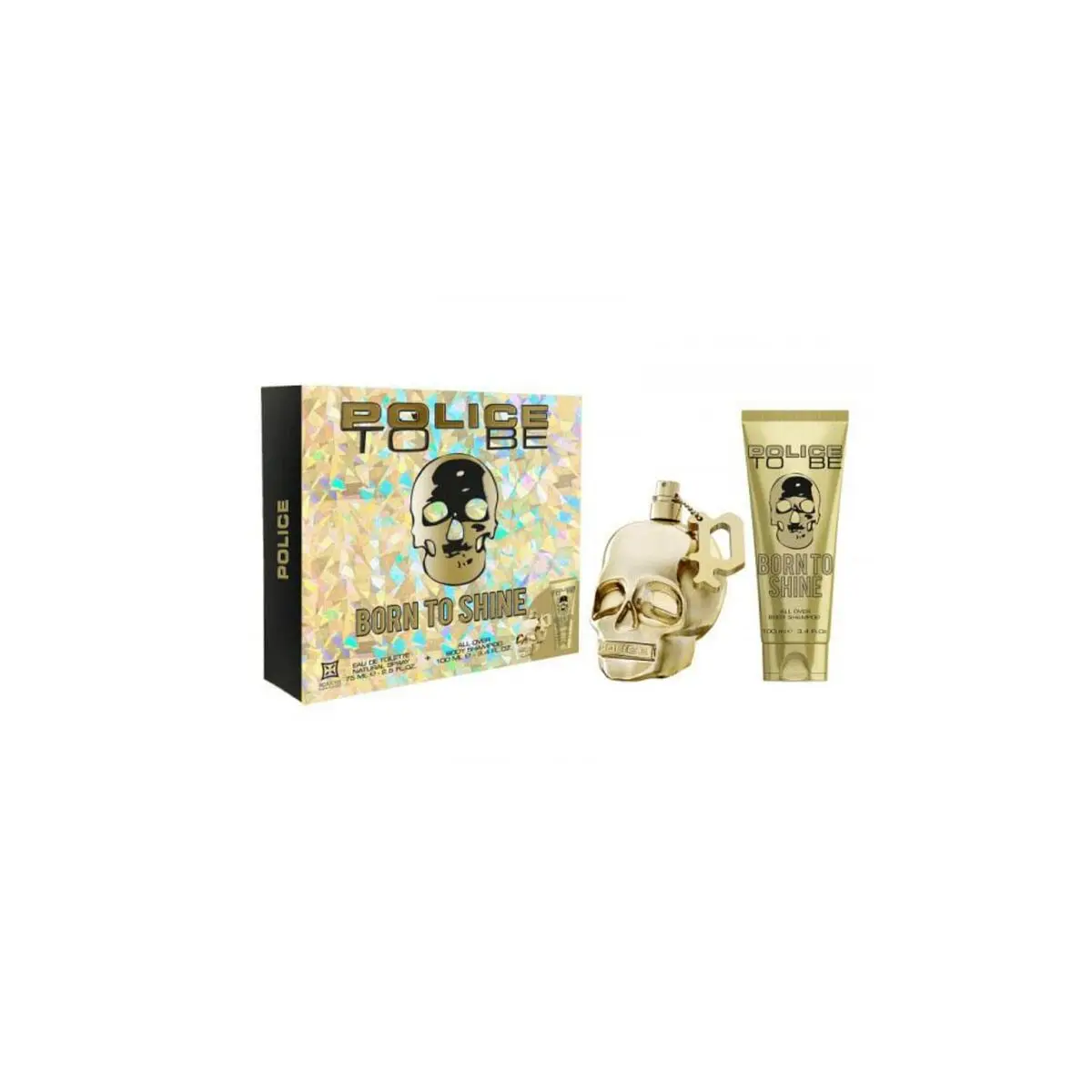 Cofanetto Profumo Uomo Police BORN TO SHINE EDT 2 Pezzi