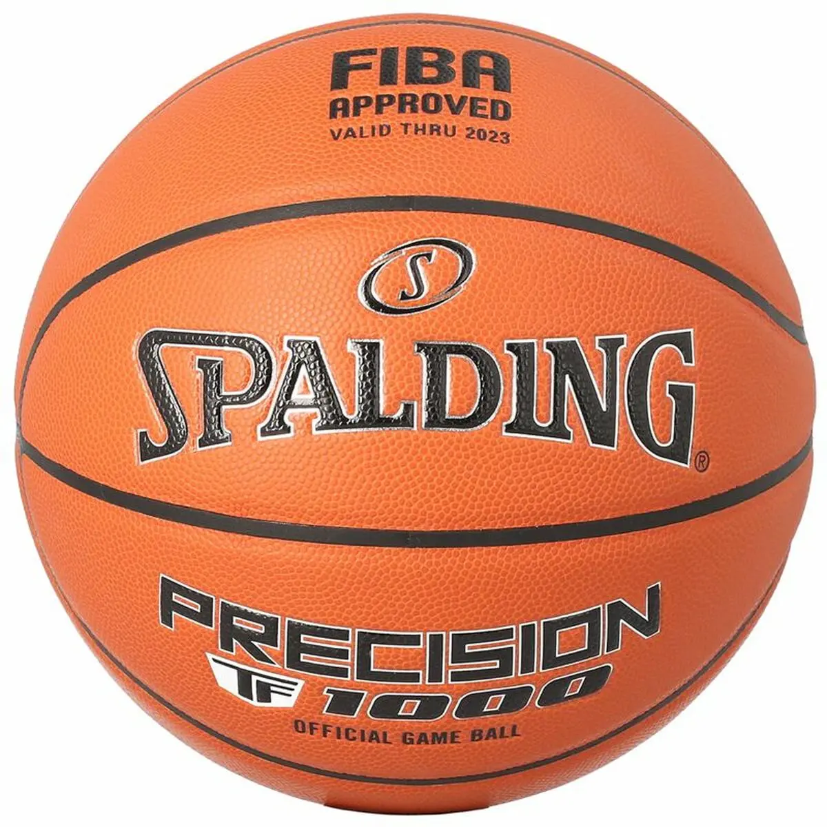 Pallone da Basket Spalding TF-1000 Precision Fiba Multicolore 6 Anni Legno