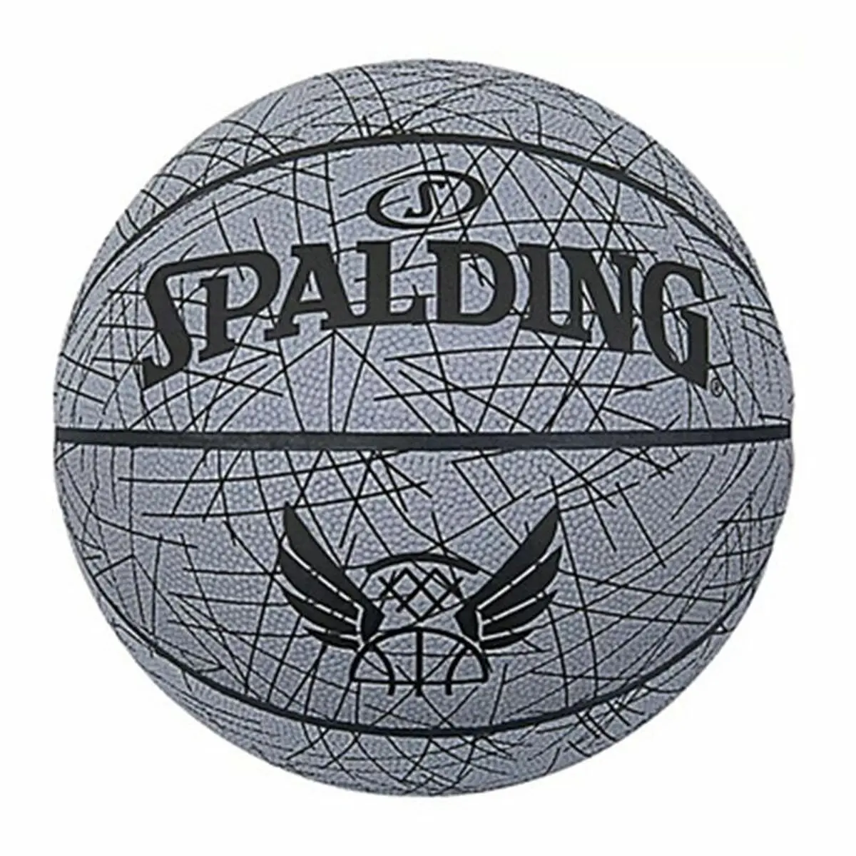 Pallone da Basket Spalding Trend Lines Grigio scuro 5