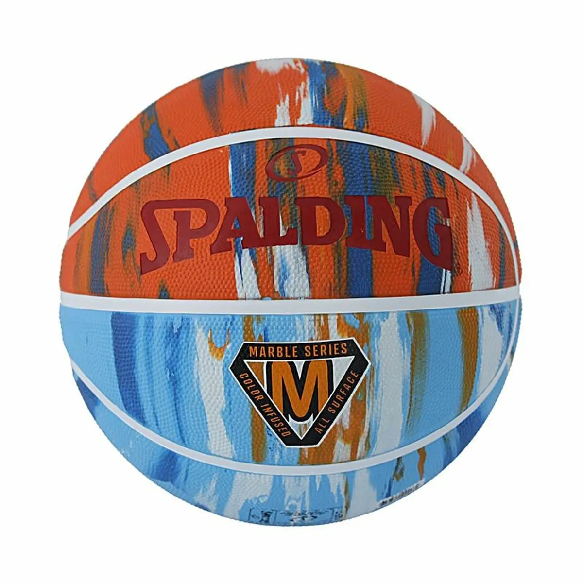 Pallone da Basket Spalding Marble Series Rocky Arancio (Taglia 5)