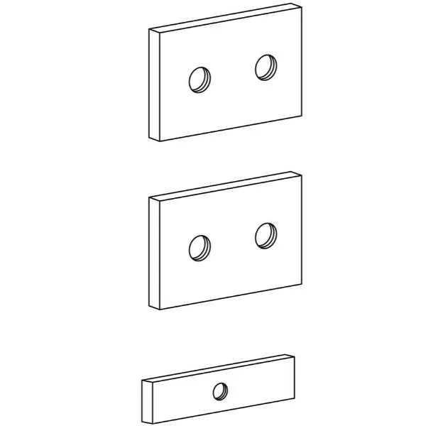 TRACK MOUNT BRACKET KITCPU HOLDERS