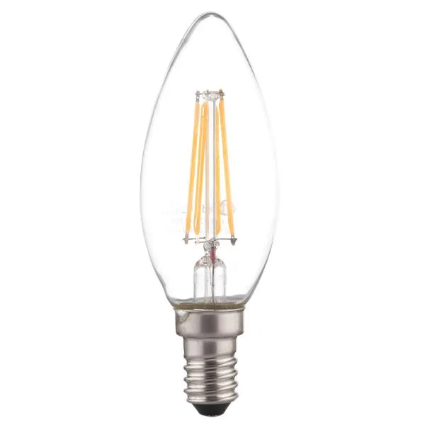 LED CANDLE E14 3 7 WATT 2700 GLASS