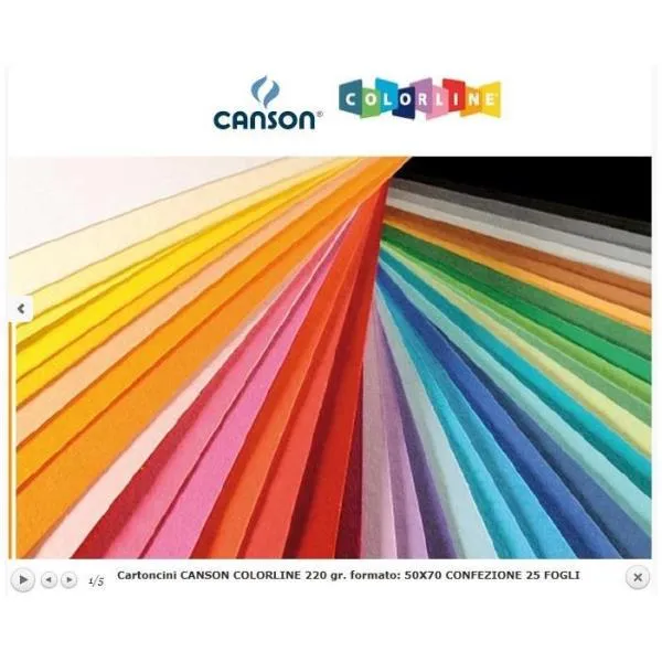 CF25FF COLORLINE 50X70 220 BLU CIEL