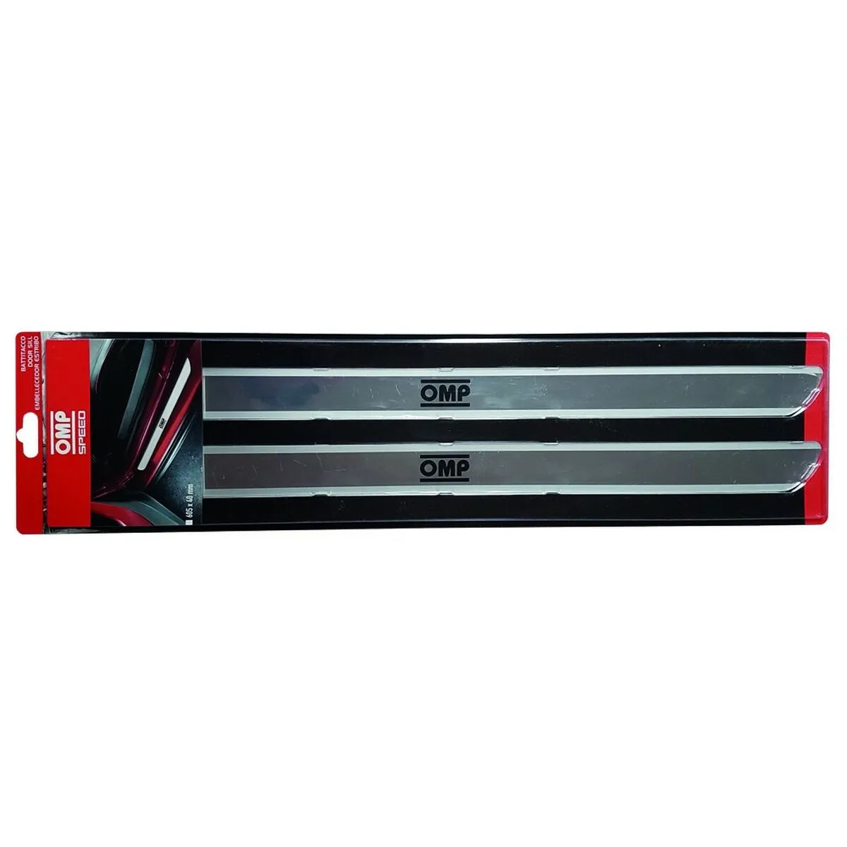 Battitacco Auto OMP OMP13130301 Nero 65 x 4 cm