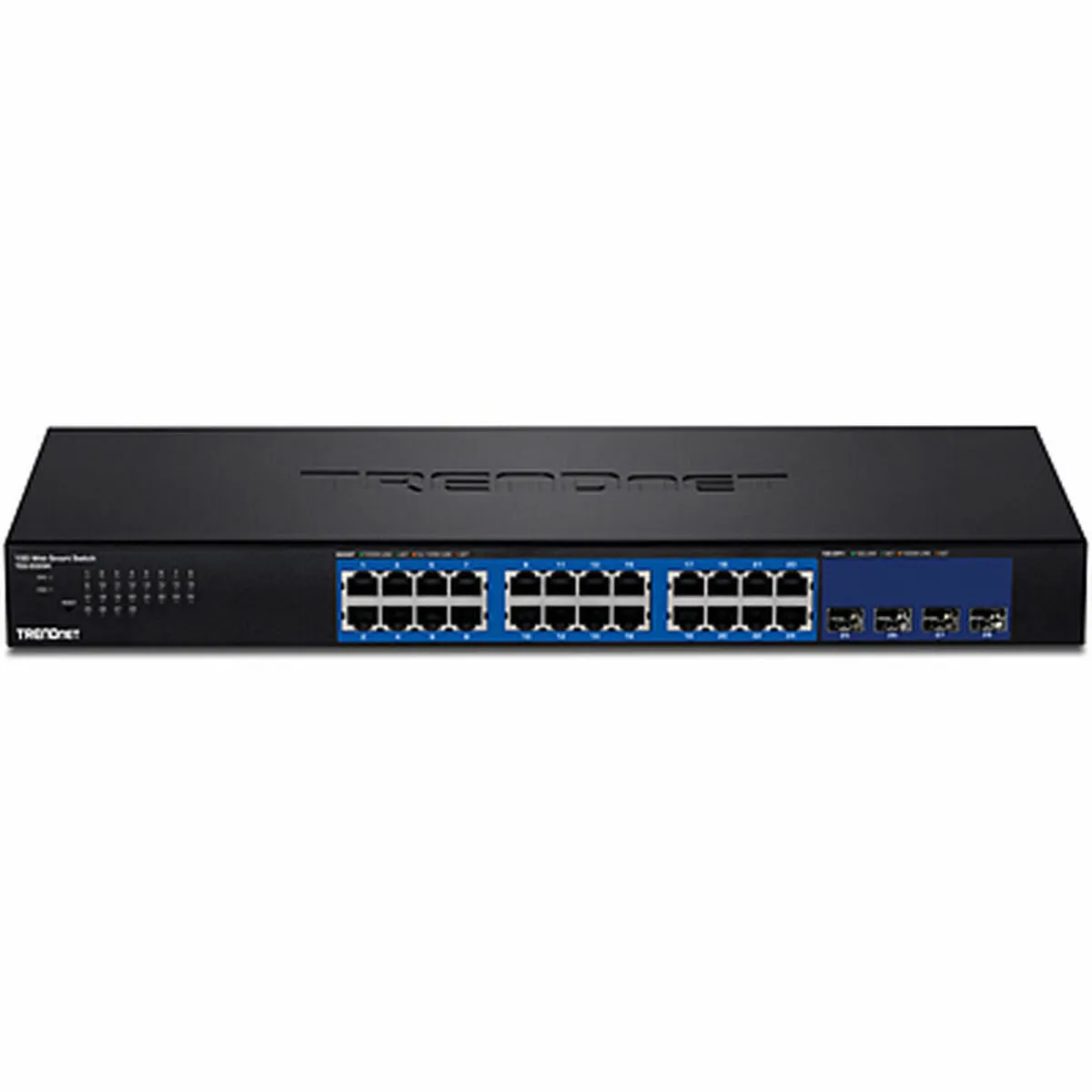 Switch Trendnet TEG-30284 1000 Mbit/s Nero