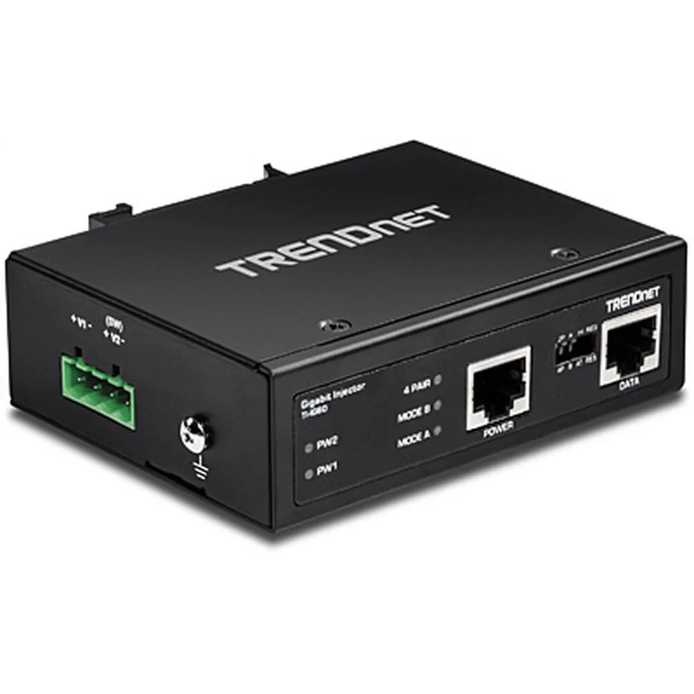 Iniettore PoE Trendnet TI-IG60 1000 Mbit/s Nero