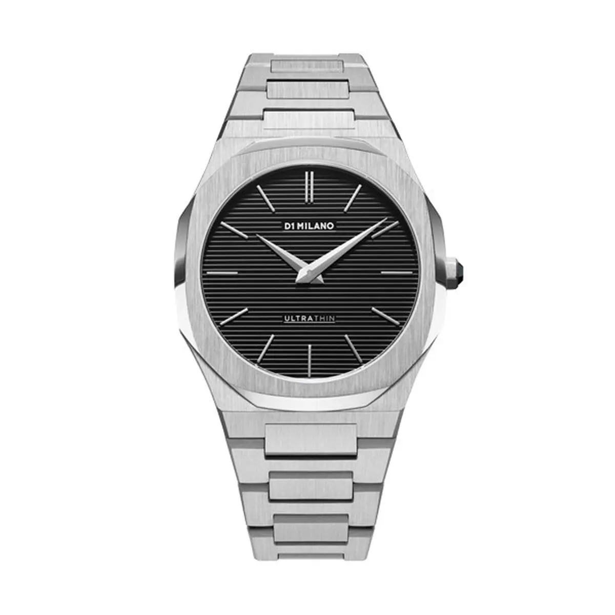 Orologio Uomo D1 Milano ULTRA THIN SILVER Argentato (Ø 40 mm)