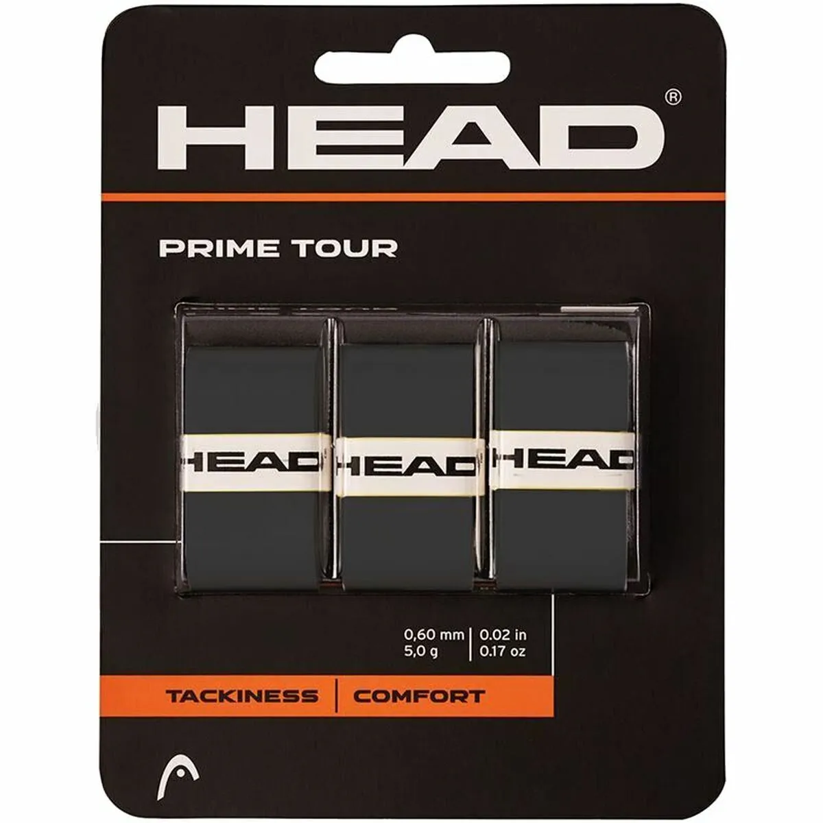 Nastro Tenis  Head Prime Tour 3Pack Nero Multicolore