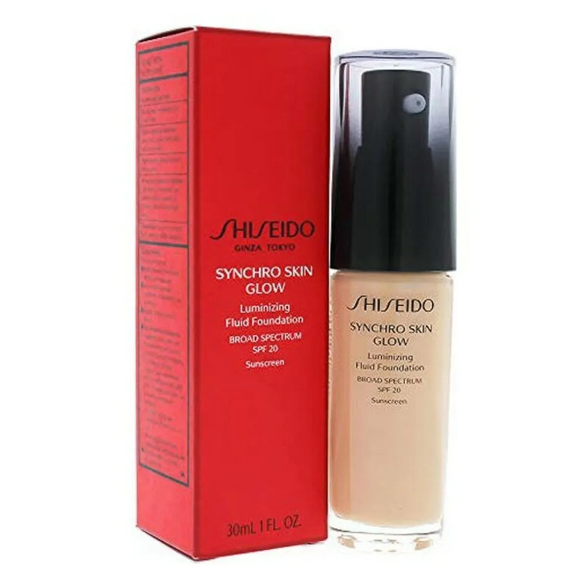 Base per Trucco Fluida Synchro Skin Glow Shiseido 30 ml