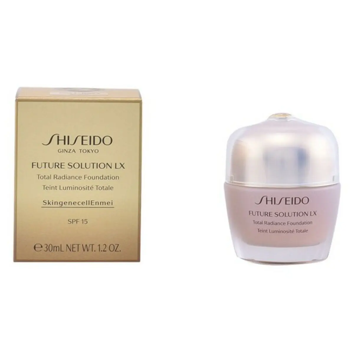 Base Cremosa per il Trucco Future Solution LX Shiseido 30 ml Spf 15 Spf 20