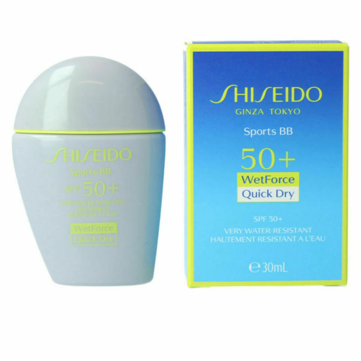 Base Cremosa per il Trucco Sports BB Shiseido SPf 50+ Very Dark Beige Spf 50 (30 ml)