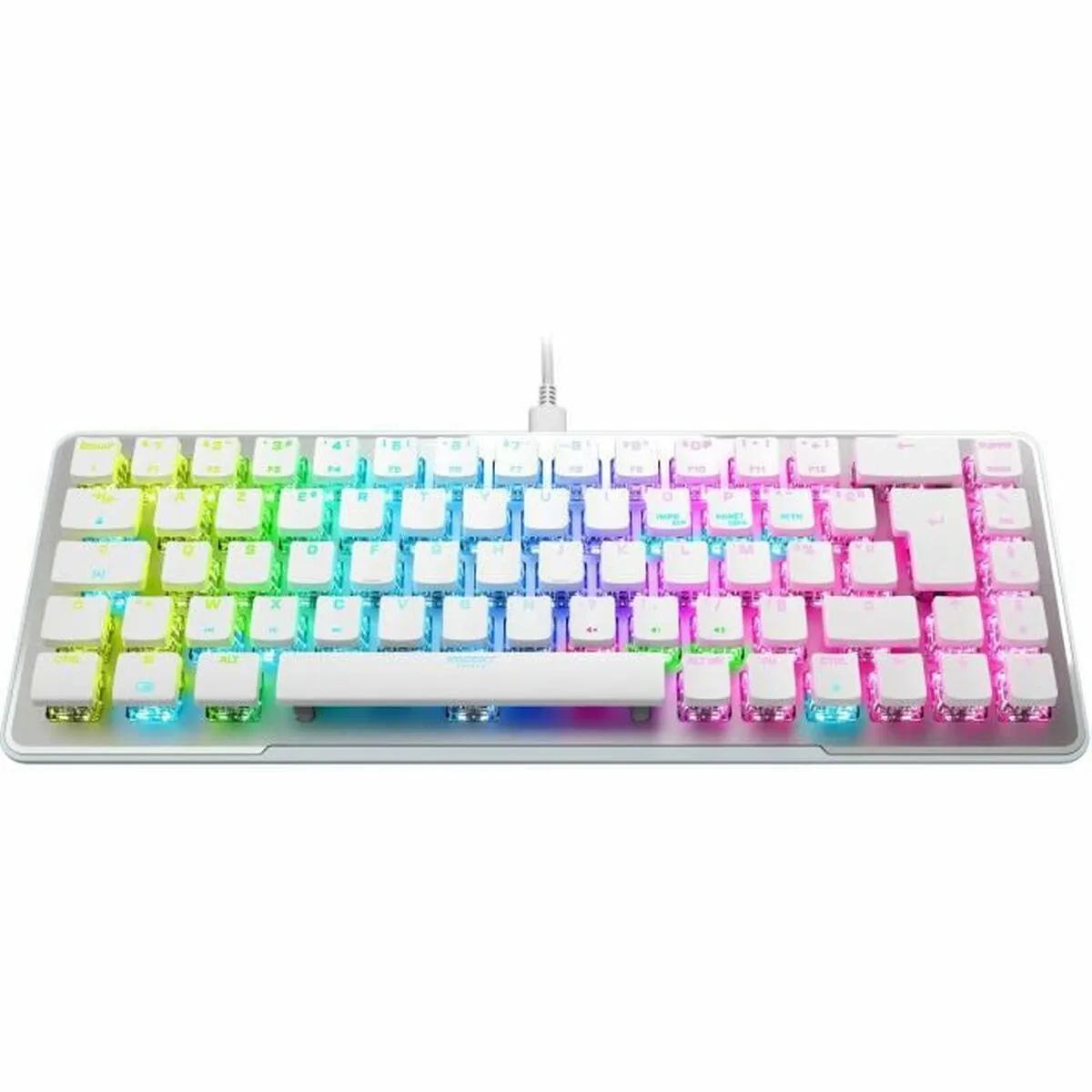 Tastiera per Giochi Roccat Vulcan II Mini AZERTY Francese Bianco