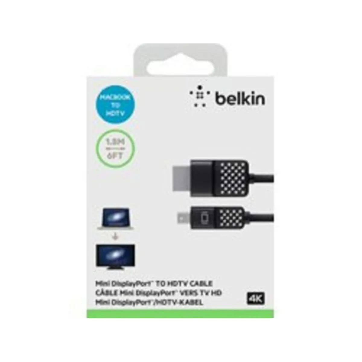 Adattatore DisplayPort con HDMI Belkin F2CD080BT06 Nero