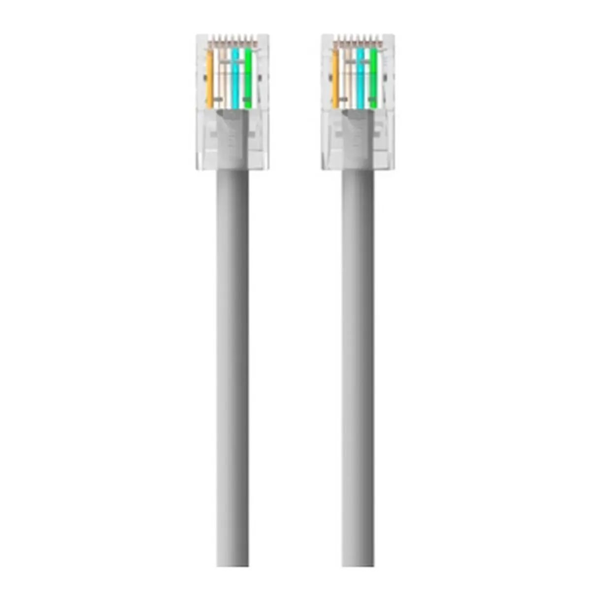 Limitatore di Sovratensione per Cavi Ethernet Belkin RJ45-RJ45, Cat6, 1m Azzurro Nero Grigio 1 m