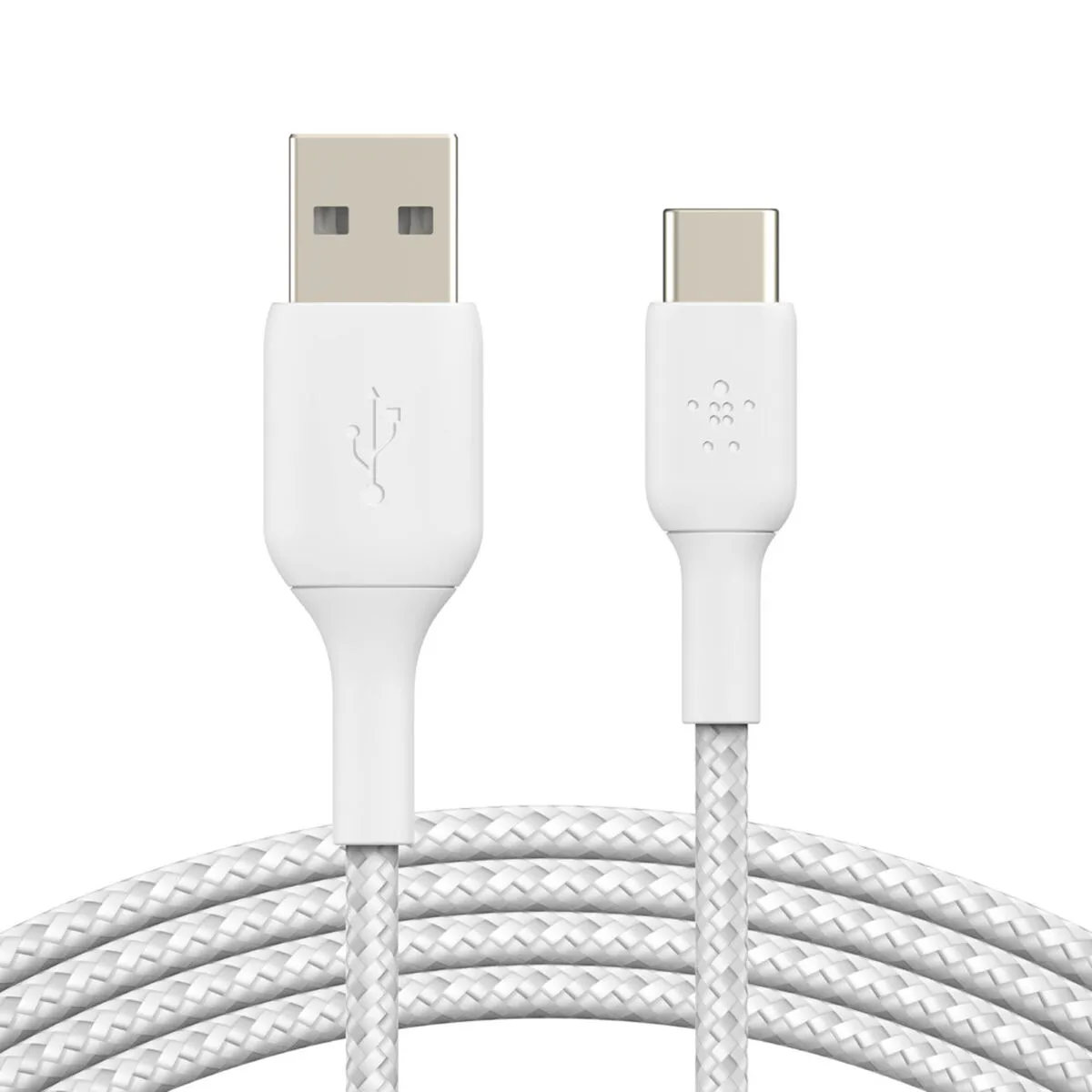 Cavo USB A con USB C Belkin CAB002BT2MWH Bianco 2 m